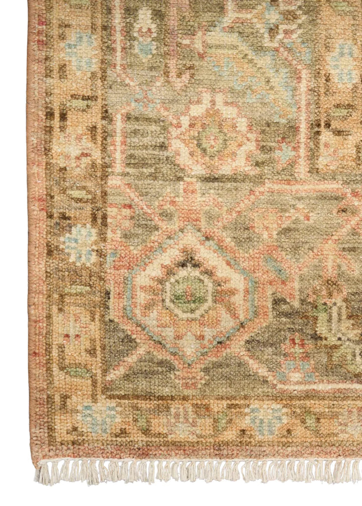 Heritage Vine Rust Hand Knotted