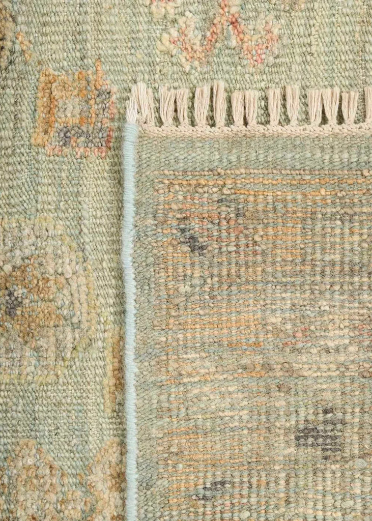 Heritage Vine Seagreen Hand Knotted