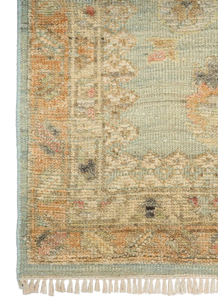 Heritage Vine Seagreen Hand Knotted
