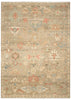 Heritage Vine Taupe Hand Knotted
