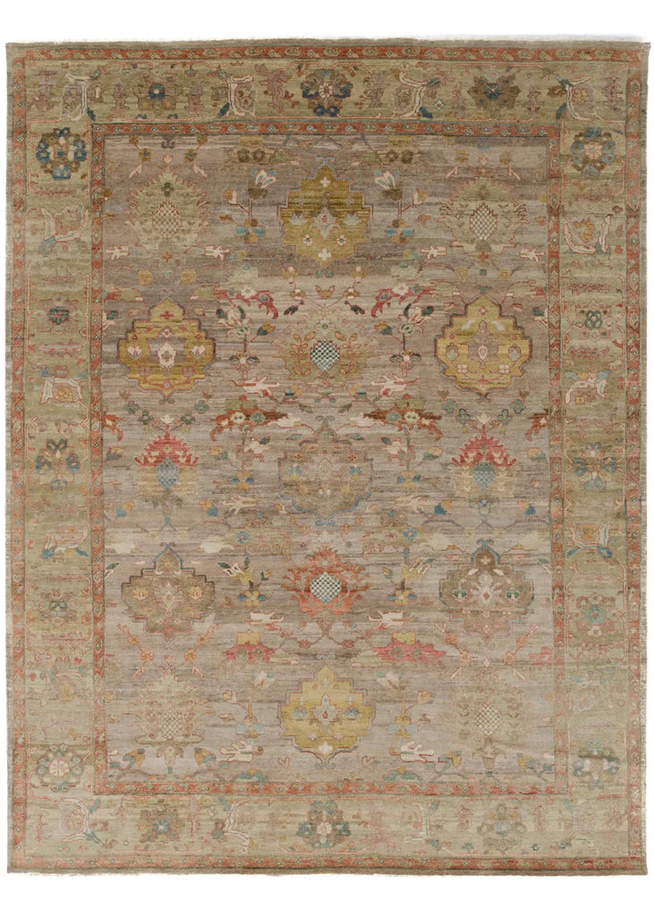 Ilayda Rust Hand Knotted