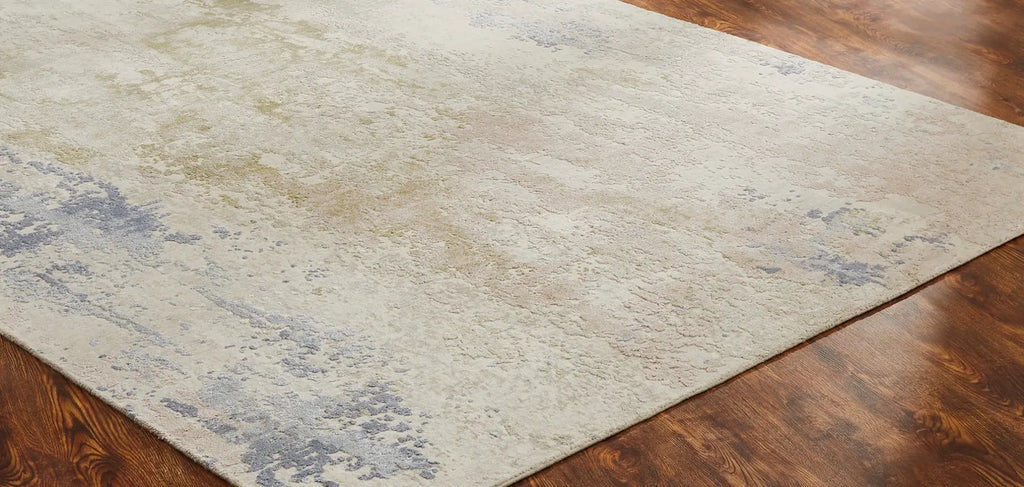 Mystic Blue Melange Hand Knotted