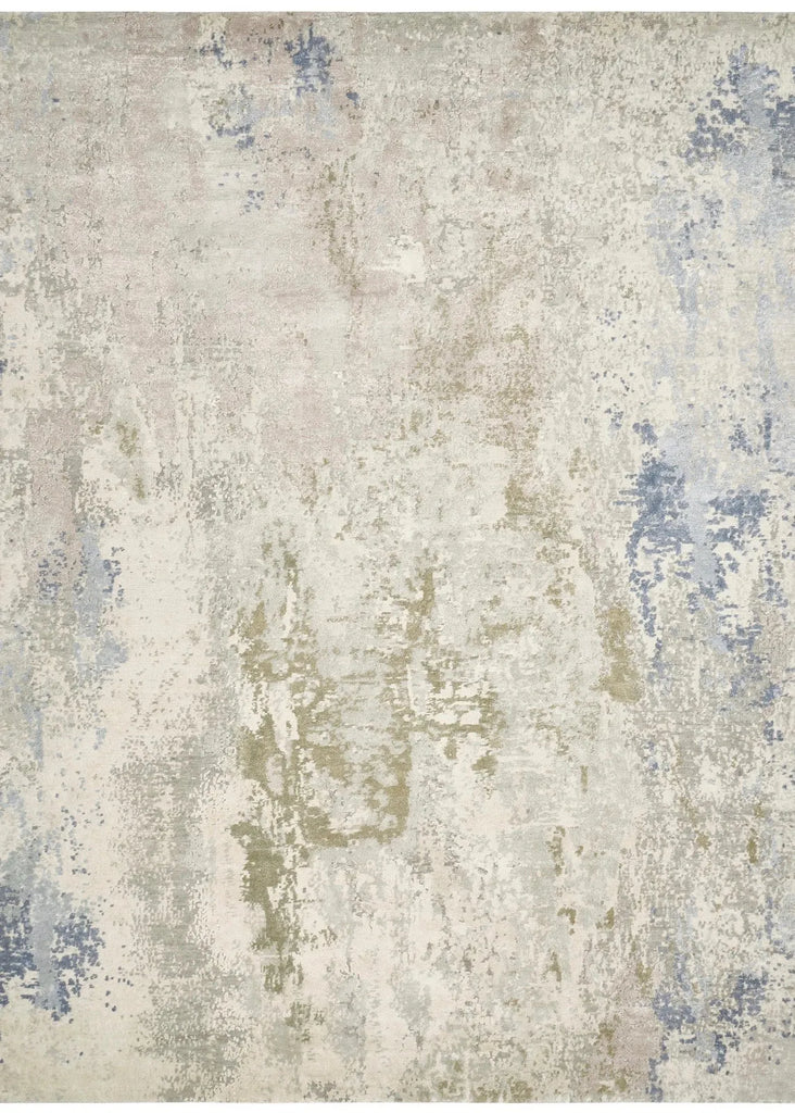 Mystic Blue Melange Hand Knotted