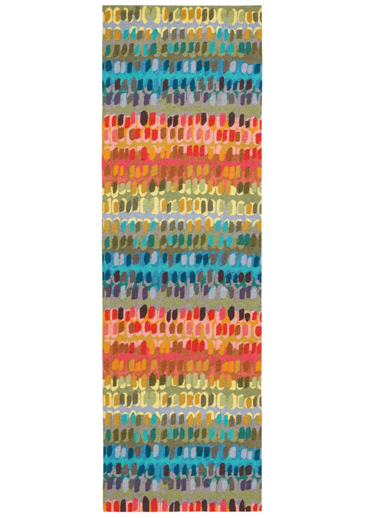 Paint Chip hand hooked
