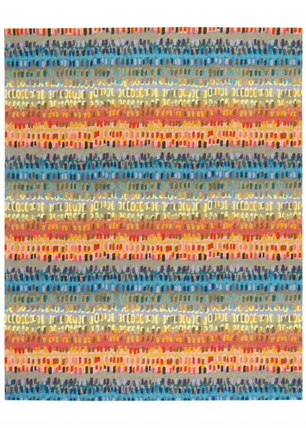 Paint Chip hand hooked