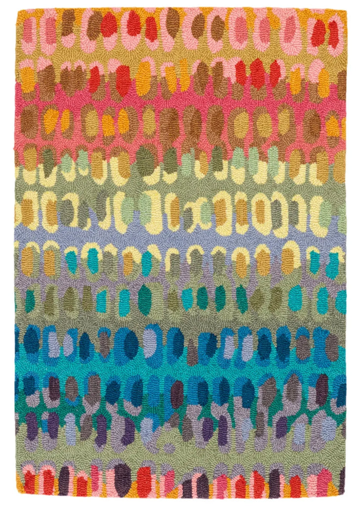 Paint Chip hand hooked