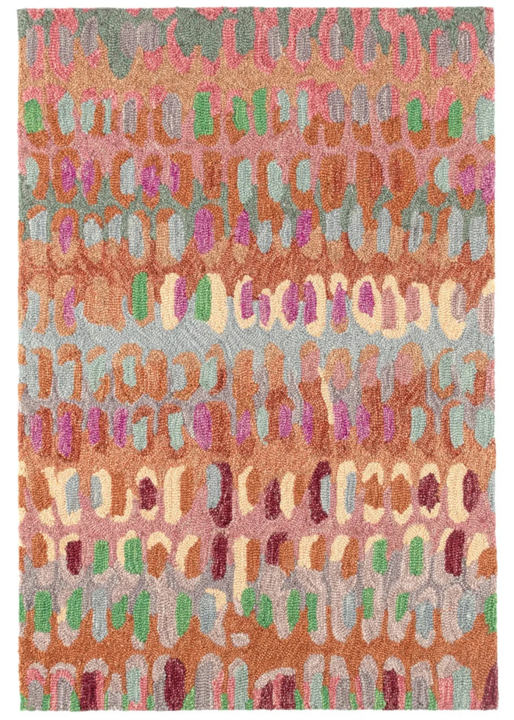 Paint Chip hand hooked