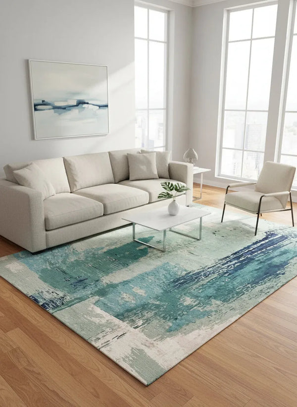 Sea Foam Hand Knotted