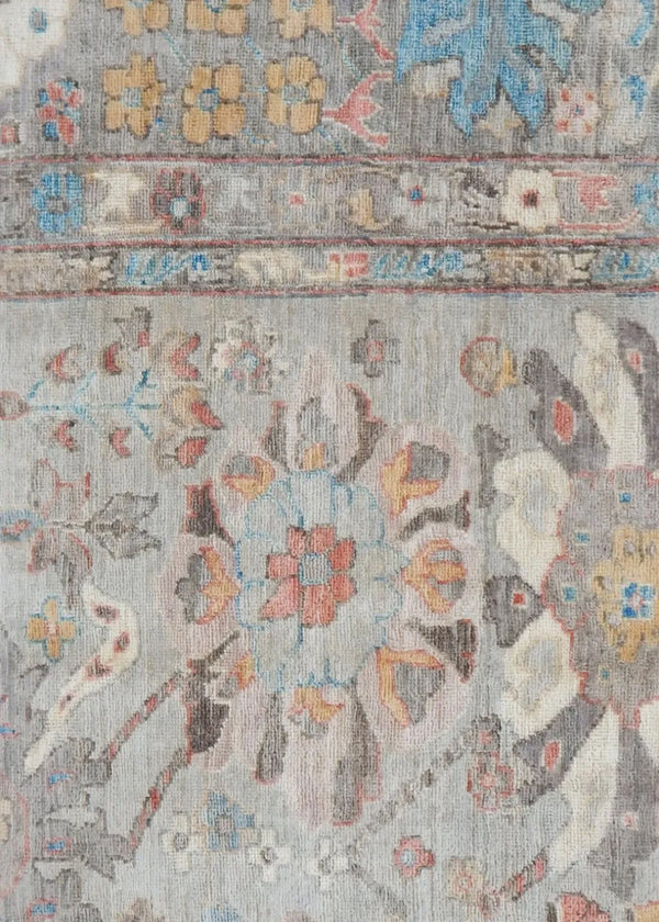 Silk Road Gray Hand Knotted