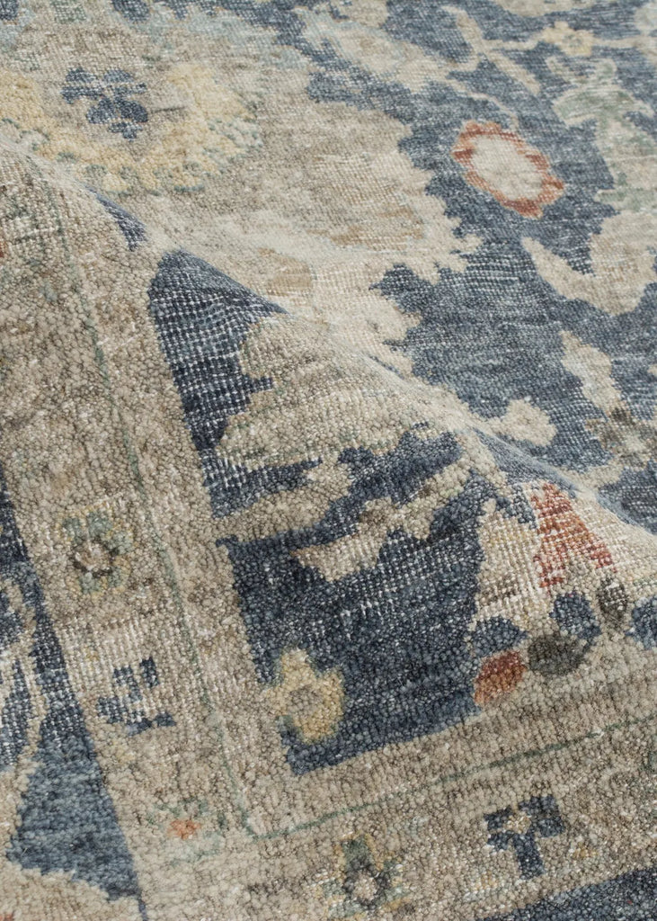 Ulyana Navy Hand Knotted