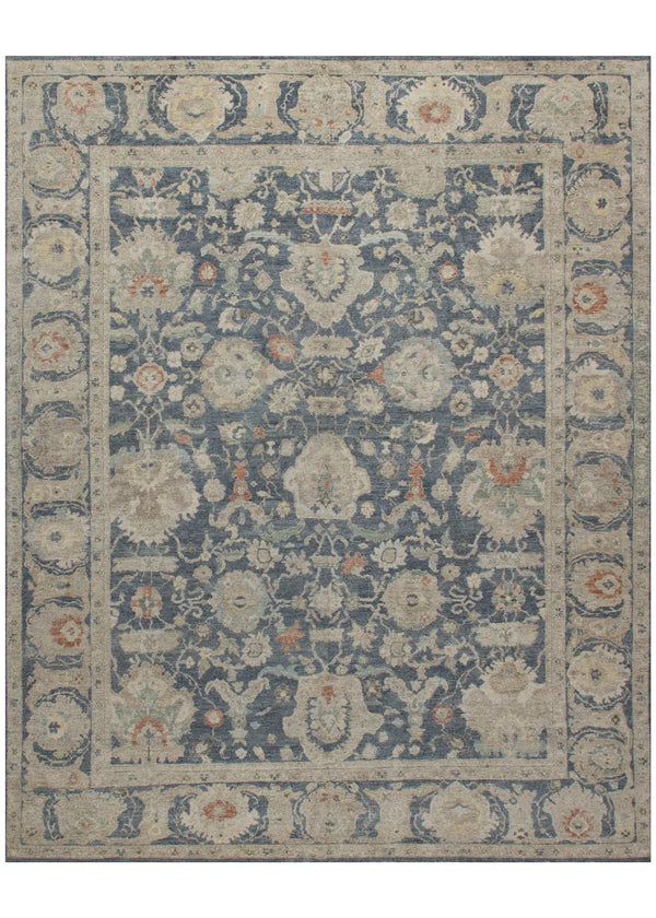 Ulyana Navy Hand Knotted