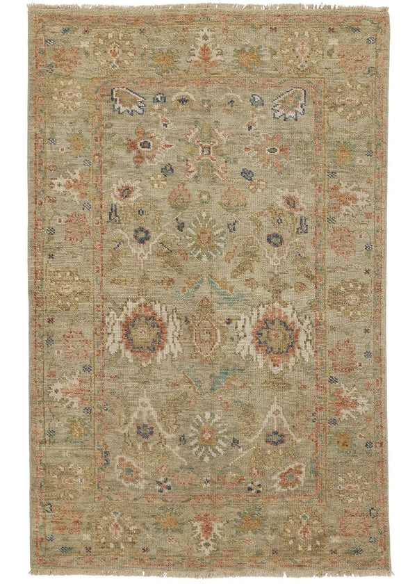 Van Light Sage Hand Knotted