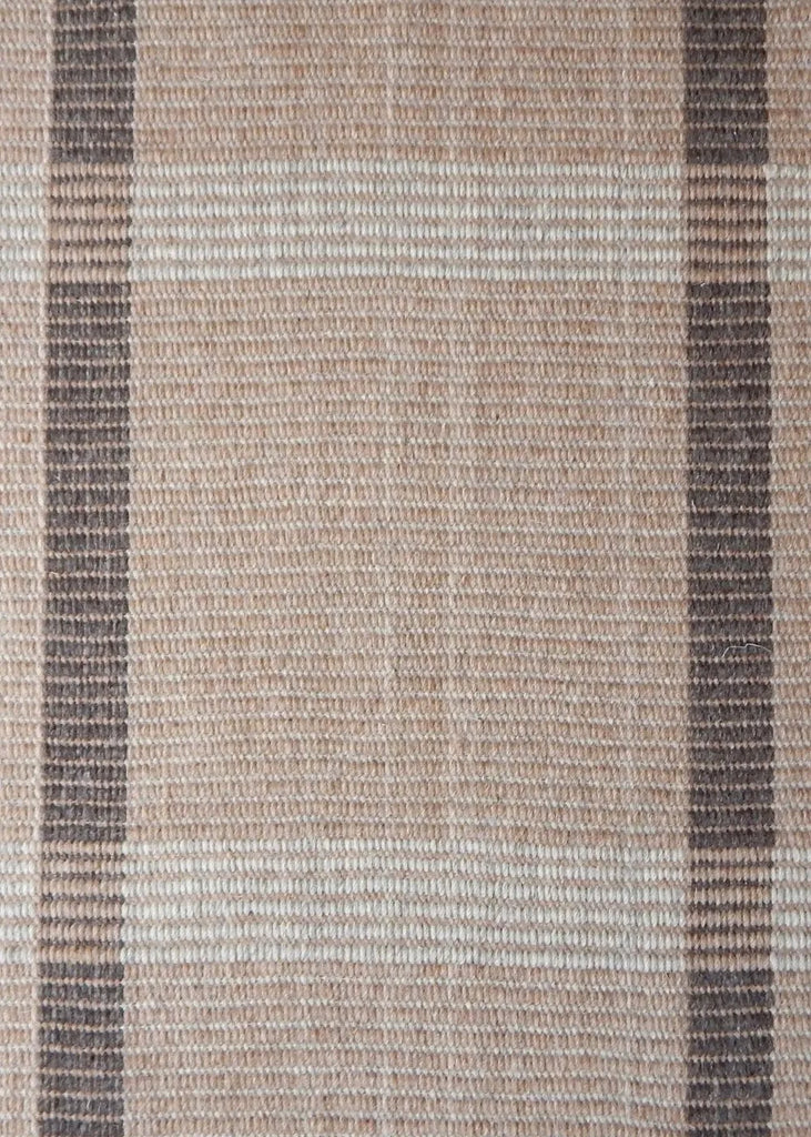 York Check Natural Hand Woven