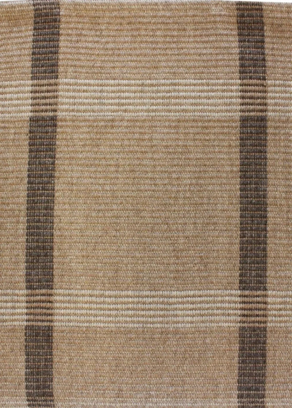 York Check Natural Hand Woven