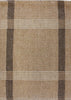 York Check Natural Hand Woven