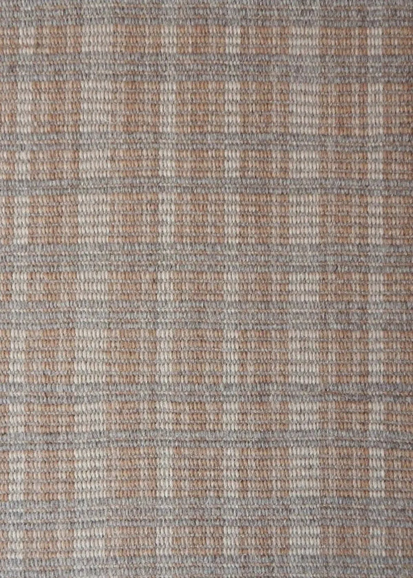 York Plaid Natural Hand Woven