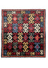 3'1"x3'4" Uzbek Hand Knotted