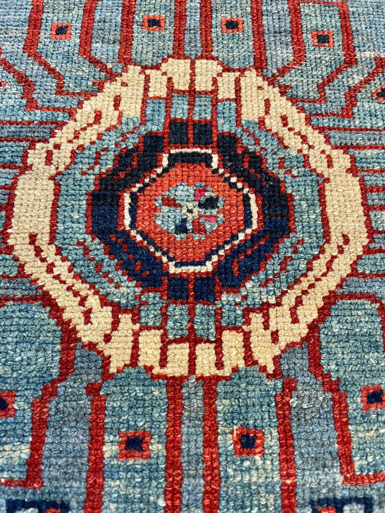 4'5"x6'4" Masleghan Hand Knotted