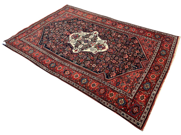 4'8"x6'9" Halvai Bidjar Hand Knotted